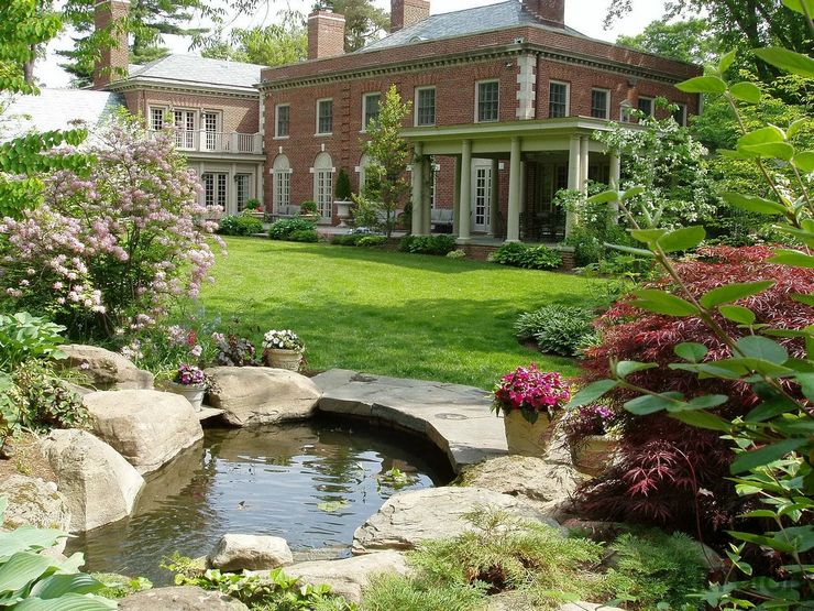 Maisema (tai englantilainen) maisemasuunnittelu