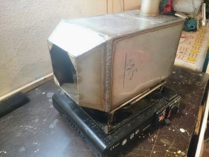 Stacionárny plynový ohrievač s výmenníkom tepla