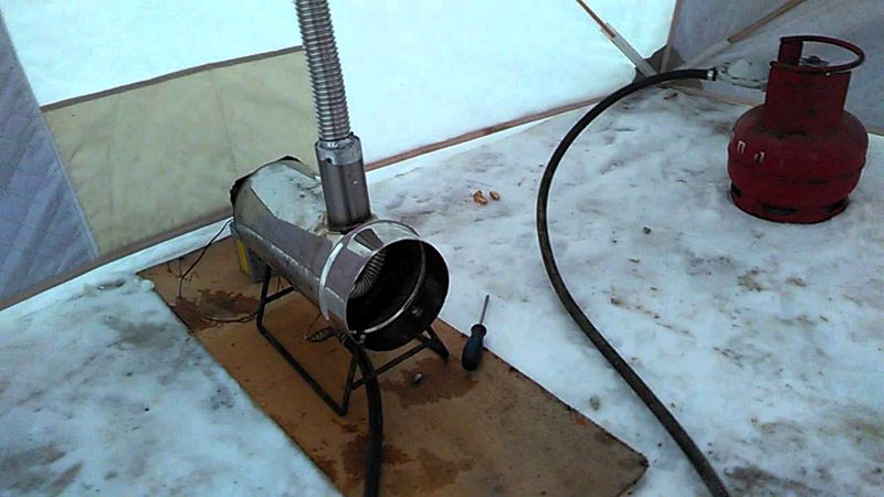 Jedna z úprav domácich plynových ohrievačov