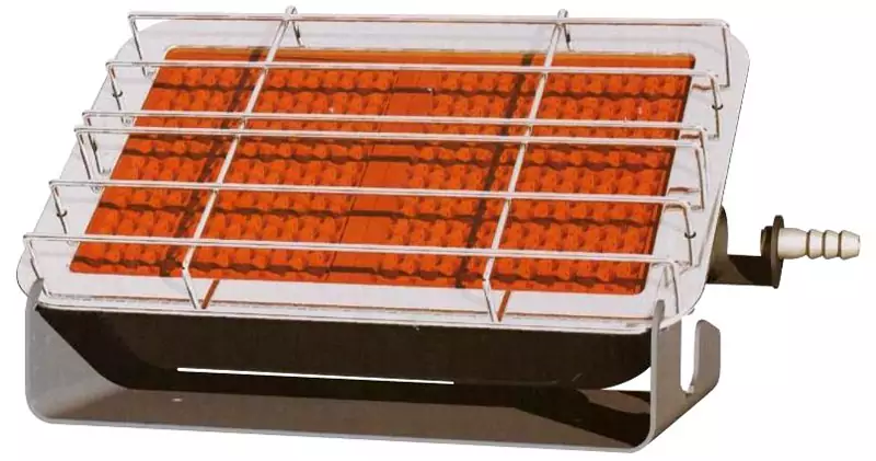 Plynový ohrievač s keramickou sieťovinou