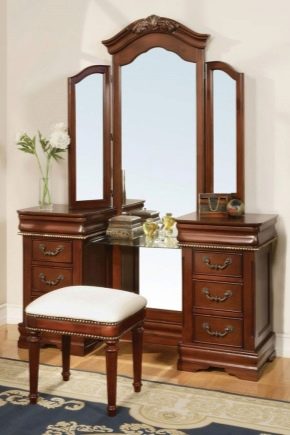 منضدة الزينة في الردهة: فوائد الاستخدام