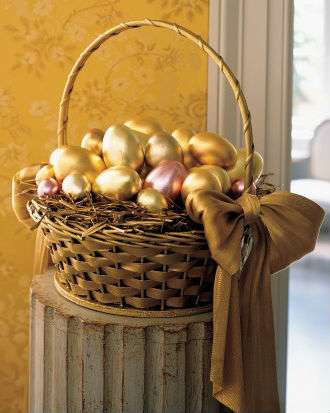 kuinka sisustaa talo kukilla pääsiäisenä