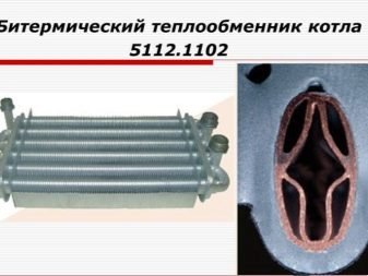 Η συσκευή και η αρχή λειτουργίας ενός λέβητα αερίου διπλού κυκλώματος