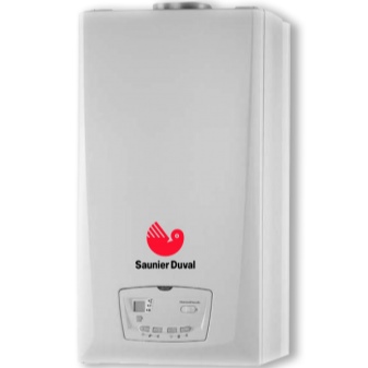 Η συσκευή και η αρχή λειτουργίας ενός λέβητα αερίου διπλού κυκλώματος