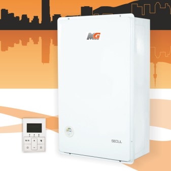 Η συσκευή και η αρχή λειτουργίας ενός λέβητα αερίου διπλού κυκλώματος