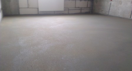 Betónový poter pre garážové podlahy