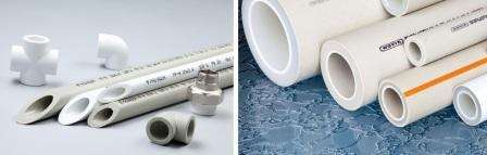 نوع من البولي بروبلين من الأنابيب ، متين ، سهل التركيب ولا يتأكسد. متصلة بمكواة لحام الأنابيب.