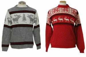 Neuleen neulominen hirvellä kaavion mukaisesti valokuvan ja videon säestyksellä