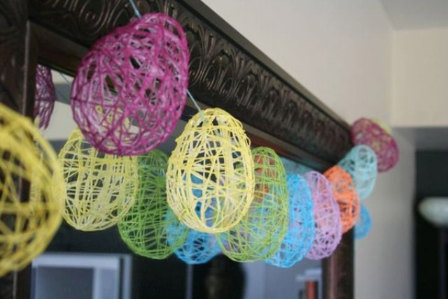 Käsityön valmistusvaiheet - munat langoista